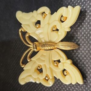 Rare Hattie Carnegie butterfly brooch
